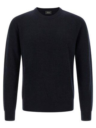 Brioni Blue Cashmere Cardigan