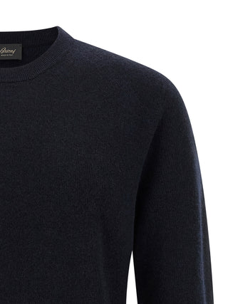 Brioni Blue Cashmere Cardigan