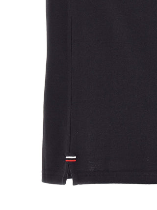 Moncler Blue Cotton Polo Shirt