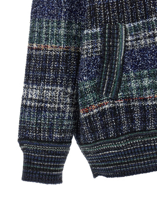 Missoni Blue Wool Cardigan