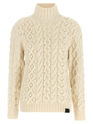 Stella McCartney Braided Virgin Wool Turtleneck Sweater