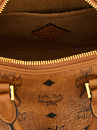 MCM Ella Boston Bag in Visetos