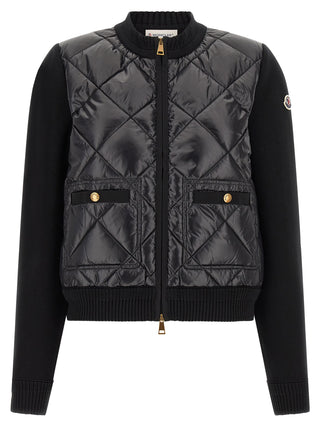 Moncler Black Polyamide Cardigan
