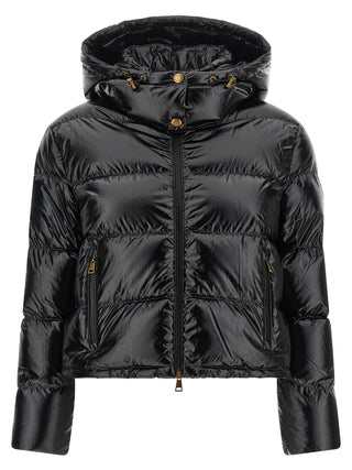 Moncler Black Polyamide Full-Length Jacket