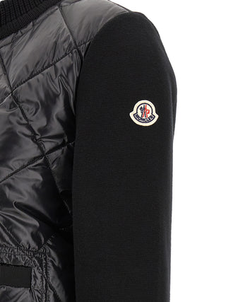 Moncler Black Polyamide Cardigan