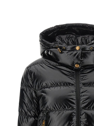Moncler Black Polyamide Full-Length Jacket