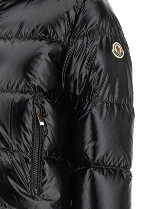 Moncler Black Polyamide Full-Length Jacket