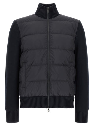 Moncler Blue Polyester Cardigan
