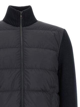 Moncler Blue Polyester Cardigan