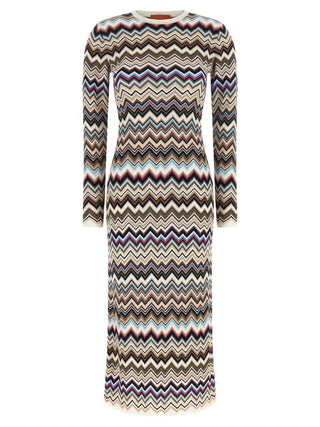 Missoni Multicolor Viscose Midi Dress