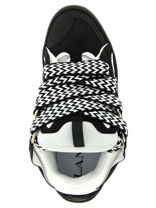 Lanvin Bicolor Calfskin Chunky Sneakers