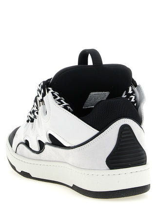 Lanvin Bicolor Calfskin Chunky Sneakers