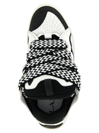 Lanvin Bicolor Calfskin Chunky Sneakers