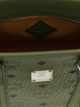 MCM Bicolor Polyurethane Tote Bag