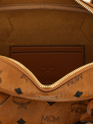 MCM Brown Polyurethane Shoulder Bag