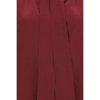 Jacob Cohen Bordeaux Silk Blouse