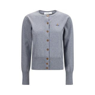 Vivienne Westwood Gray Cotton Cardigan