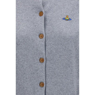Vivienne Westwood Gray Cotton Cardigan