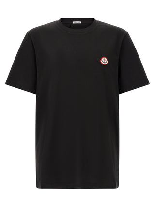 Moncler Logo Patch Cotton T-Shirt
