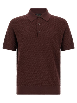 Brioni Purple Cotton Polo Shirt