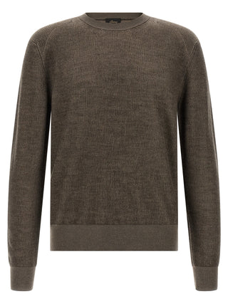 Brioni Brown Cashmere Cardigan
