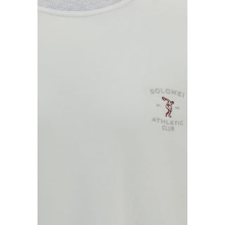 Brunello Cucinelli White Cotton Sweatshirt