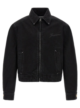 Jacquemus Black Cotton Denim Jacket