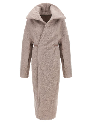 Rick Owens Multicolor Marabou Coat