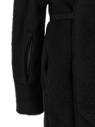 Rick Owens Black Marabou Coat
