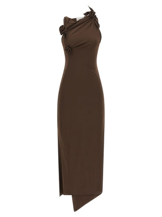 Coperni Asymmetric Flower Gown