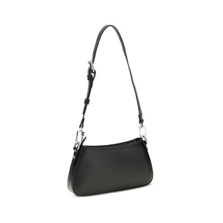 Vivienne Westwood Black Calf Leather Bos Taurus Shoulder Bag