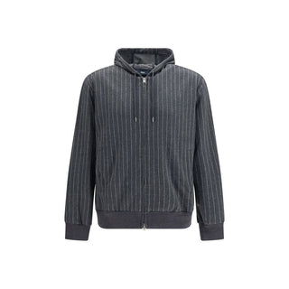 Herno Gray Cotton Sweatshirt
