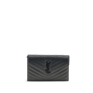 Saint Laurent Black Calf Leather Bos Taurus Shoulder Bag