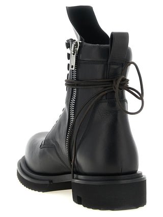 Rick Owens Black Calfskin Chelsea Boots