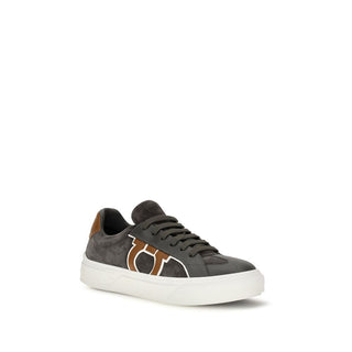 Ferragamo Gancini Suede Sneakers
