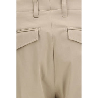 Lardini Beige Cotton Casual Pants