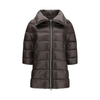 Herno Gray Polyester Full-Length Jacket