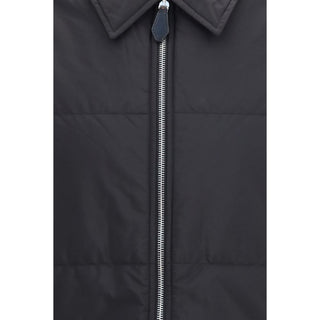 Prada Black Wool Oves Aries Full-Length Jacket