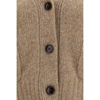 Allude Beige Cashmere Cardigan