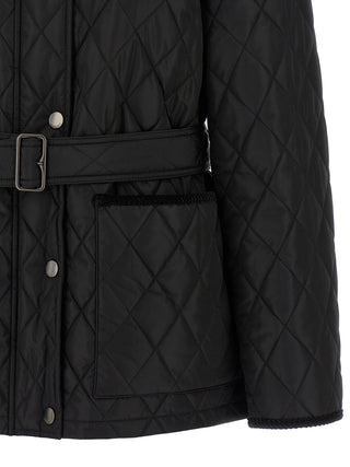 Burberry Black Polyamide Full-Length Jacket