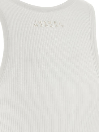 Isabel Marant White Cotton Tank Tops