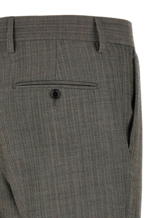 Lardini Gray Virgin Wool Two-Piece Suit