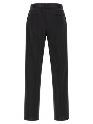 Lardini Black Virgin Wool Tuxedo