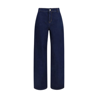 Max Mara Studio Barrel-Leg Denim Jeans