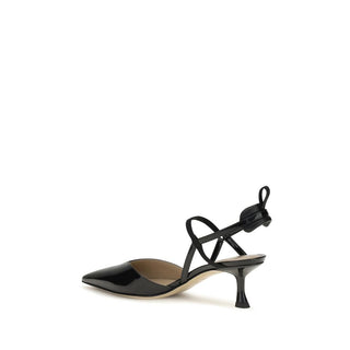 Fendi Colibrì Leather Slingback Pumps
