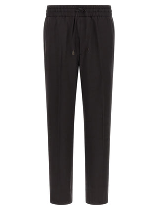 Brioni Brown Wool Casual Pants