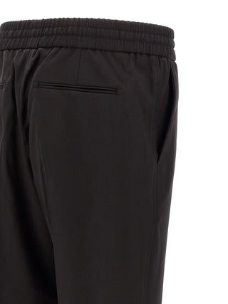 Brioni Brown Wool Casual Pants