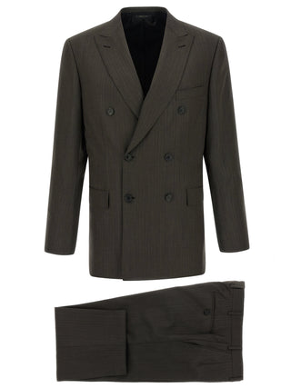 Brioni Brown Wool Two-Piece Suit