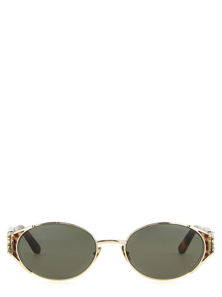 Saint Laurent Brown Acetate Sunglasses
