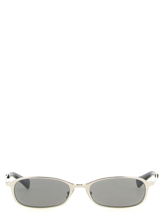 Saint Laurent Gray Acetate Sunglasses